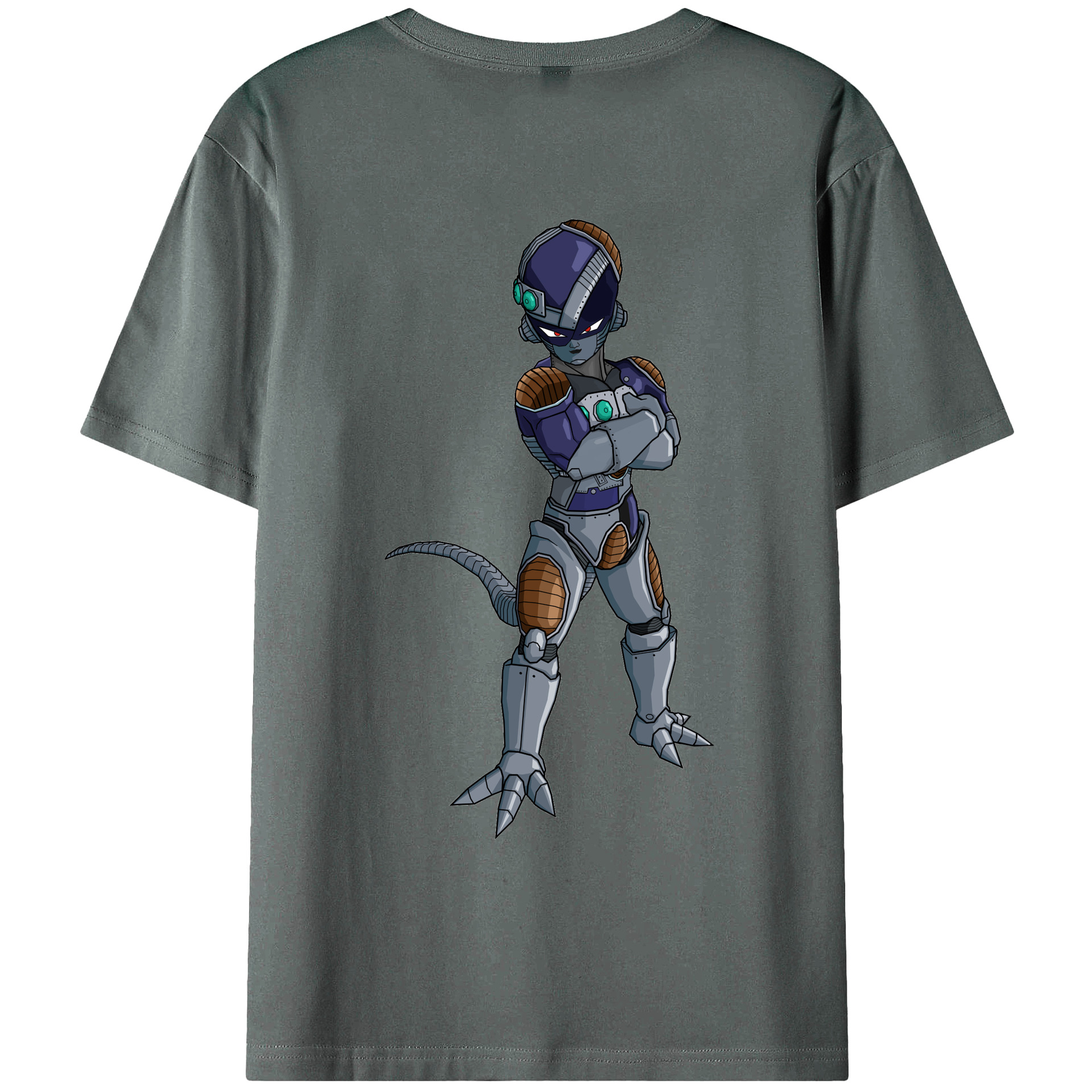 （画像用） ドラゴンボール フリーザ DRAGON BALL Frieza 綿100％ メンズ半袖Tシャツ（バックプリント） 通気性
